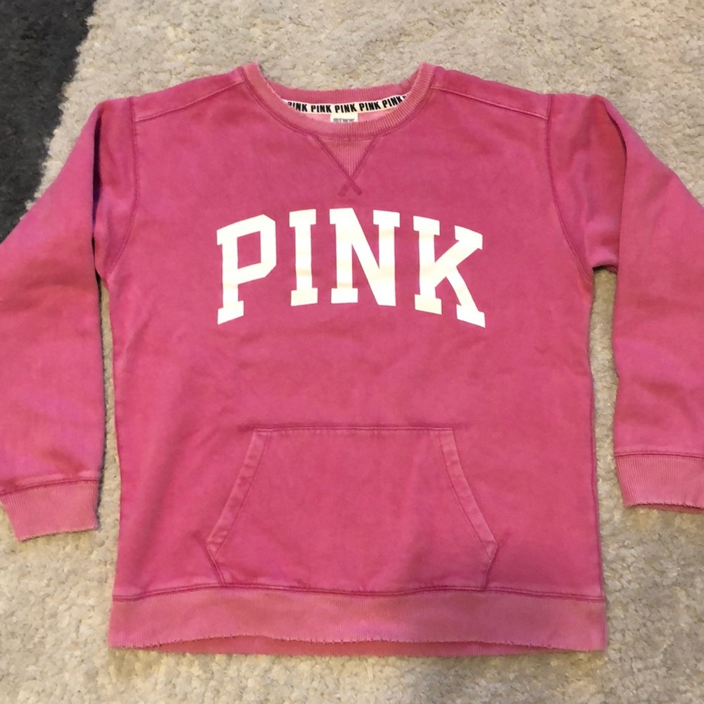 PINK VS - Distressed Sweatshirt